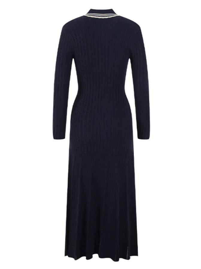 Alexandrine Knit Midi / Maxi Dress - Black Dresses