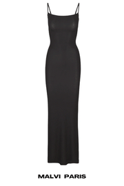 ALICE SOFT LOUNGE LONG SLIP MAXI DRESS - Black - MALVI PARISMALVI PARIS