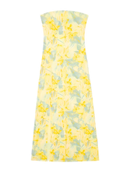 Soleil Yellow Floral Maxi Dress -