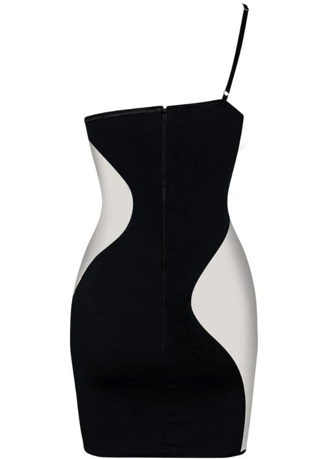 NIKKI HALTERNECK  DRESS - Black - MALVI PARIS