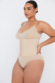 SCULPTING CORSET WAIST SHAPER - BEIGE - MALVI PARIS