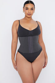 SCULPTING CORSET WAIST SHAPER - BLACK - MALVI PARIS